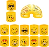 Emoji Stres Yayı Oyuncak Stres Yayı - 6 cm çapında - 3 Adet thumbnail 1