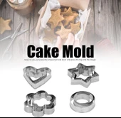 Kek Kalıbı - Bisküvi Kalıbı - Fondan Kalıbı 12 Adet thumbnail 4