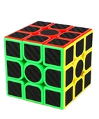 Zeka Küpü Renkli Kaliteli Carbon Fiber Rubik Sabır Küpü 3x3x3 Speed Küp - 1 Adet thumbnail 3