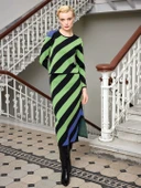 BİSİKLET YAKA ÇİZGİLİ TRİKO thumbnail 2