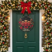 İngiliz Asker Yeni Yıl Evi Kapı ve Duvar Süsü thumbnail 2