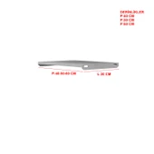 1 ADET DEPO RAFI HAFİF RACK TAVA   Galvaniz 60x30 cm 0,70 mm thumbnail 1