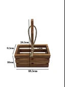 Ahşap Doğal 2Li Tombul Set Yağdanlık ve Sosluk Takımı(SET)(KİRAZ) Ahşap Rengi 2 SET thumbnail 5