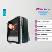 Quantum Gaming TitanBlue TB1111 Intel Ultra 5 225F 16GB DDR5 512GB NVMe RTX 4060 8GB Freedos Gaming Masaüstü Bilgisayar thumbnail 1