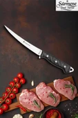 Sürmene Serisi Mutfak Fileto Bıçak Et Balık Tavuk Fileto Bıçağı Siyah Verzalit Sap HDS-143 thumbnail 1
