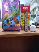 Euro Gold Mavi Yeşil Berra Karışık Kanarya Yemi 400+1 Paket ( 3 Adet ) Kanarya Ballı Kraker+Gaga Taşı thumbnail 1