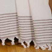 Buldan İşi Kaymaz Pamuklu 2'li Koltuk Örtüsü 170x210 Cm Kaliteli Koltuk Şalı Çekyat Kanepe Örtüsü (2 ADET) thumbnail 3