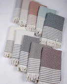 Buldan İşi Kaymaz Pamuklu 2'li Koltuk Örtüsü 170x210 Cm Kaliteli Koltuk Şalı Çekyat Kanepe Örtüsü (2 ADET) thumbnail 6