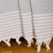 Buldan İşi Kaymaz Pamuklu 2'li Koltuk Örtüsü 170x210 Cm Kaliteli Koltuk Şalı Çekyat Kanepe Örtüsü (2 ADET) thumbnail 3