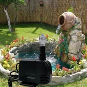 Süs Havuzu Motoru Sump Motor Şelale Motor 3 metre Yüksekliğe Su Yükseltebilir thumbnail 4