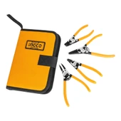 Ingco HCCPS26125 125mm 4'lü Çantalı Segman Pensesi Seti (Düz:İç/Dış-Eğri:İç/Dış) thumbnail 1