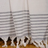 Buldan İşi Kaymaz Pamuklu 2'li Koltuk Örtüsü 170x210 Cm Kaliteli Koltuk Şalı Çekyat Kanepe Örtüsü (2 ADET) thumbnail 3