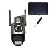 Apronx APX-WSP242 6Mp 2.8mm 4G Solar Çift Kamera 19 Led PTZ thumbnail 1
