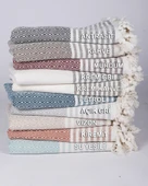 Buldan İşi Kaymaz Pamuklu 2'li Koltuk Örtüsü 170x210 Cm Kaliteli Koltuk Şalı Çekyat Kanepe Örtüsü (2 ADET) thumbnail 5