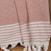 Buldan İşi Kaymaz Pamuklu 2'li Koltuk Örtüsü 170x210 Cm Kaliteli Koltuk Şalı Çekyat Kanepe Örtüsü (2 ADET) thumbnail 3