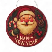 Noel Baba Kapı ve Duvar Süsü Happy New Year thumbnail 1