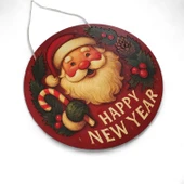 Noel Baba Kapı ve Duvar Süsü Happy New Year thumbnail 4