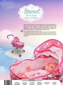 Global Toys Roza Metal Oyuncak Bebek Puset thumbnail 3
