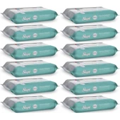 Sleepy Perine Bölgesi ve Vücut Temizleme Islak Mendil Havlu 50 Yaprak (Ebat 4XL) (12 Li Set) thumbnail 1