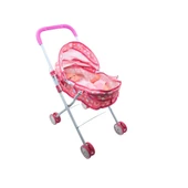 Global Toys Roza Metal Oyuncak Bebek Puset thumbnail 2