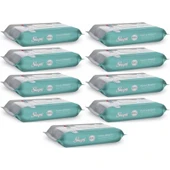 Sleepy Perine Bölgesi ve Vücut Temizleme Islak Mendil Havlu 50 Yaprak (Ebat 4XL) (9 Lu Set) thumbnail 1