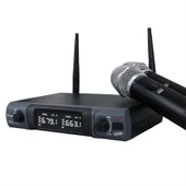 Westa WM-202H 1 Alıcı + 2 El Lavalier Kablosuz Uhf Mikrofon Seti thumbnail 2