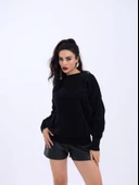 42331 FAME TRİKO SIFIR YAKA SALAŞ KAZAK thumbnail 2