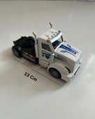 Metal Çek Bırak Tır Kafası Araba 13x5 Cm Beyaz thumbnail 2