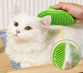 Evcil Hayvan Silikon Tüy Toplama Yıkama Fırçası thumbnail 1