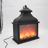 DEKORATİF LED IŞIKLI ŞÖMİNE (USBLİ) thumbnail 3