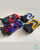 Metal Çek Bırak Yarış Arabası 14x6 Cm Beyaz thumbnail 3