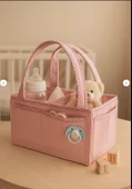 YUNUSOĞLU HOME Anne Bebek Keçe Bakım Çantası Yenidoğan İçin Organizer Düzenleyici Çok Amaçlı thumbnail 1