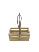 Ahşap Doğal 2Li Set Yağdanlık ve Sosluk Takımı(SET)(IHLAMUR - KAVAK) Ahşap Rengi 1 SET thumbnail 7