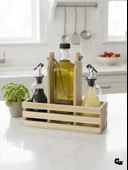 Ahşap Doğal 3Lü 2+1 Set Yağdanlık ve Sosluk Takımı(SET)(IHLAMUR - KAVAK) Ahşap Rengi 5 SET thumbnail 1