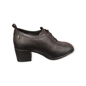 VENÜS 2512707K TOPUKLU BAĞCIKLI KLASİK DERİ KADIN AYAKKABI thumbnail 1