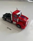 Metal Çek Bırak Tır Kafası Araba 13x5 Cm Kırmızı thumbnail 2