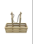 Ahşap Doğal 3Lü 2+1 Set Yağdanlık ve Sosluk Takımı(SET)(IHLAMUR - KAVAK) Ahşap Rengi 1 SET thumbnail 7