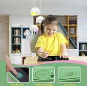 Writing Tablet Lcd 6,5 Inç Dijital Kalemli Çizim Yazı Tahtası Ve Kalemlik Grafik Not Eğitim Tableti thumbnail 4