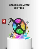 Uzaktan Kumandalı RGB Smart Şerit LED Işık Esnek ve Taşınabilir Dekorasyon thumbnail 1
