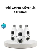 Ampul Tipi WiFi Kamera 2MP Lensli Full HD Görüntü ve Akıllı Hareket Algılama thumbnail 1