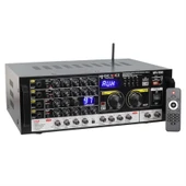 Magicvoice MV-550 2X100w USB/SD/Bluetooth 4 Mikrofon Girişli Stereo Mixer Amfi thumbnail 2