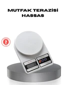 Hassas Dijital Mutfak Tartısı – 1g Doğruluk, LCD Ekran, Otomatik Kapanma thumbnail 1
