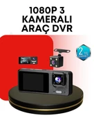 Araç Kamerası 3’lü Sistem | Full HD, Sesli Kayıt ve Park Gözetimi thumbnail 1