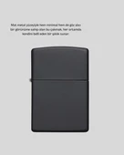 Ergonomik Metal Çakmak Mat Kaplamalı ve Şık Tasarımlı Aksesuar thumbnail 4