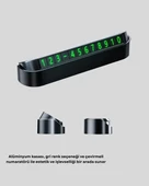 Çevirmeli Araç İçi Park Numaratörü – Alüminyum Gri, Kolay Montaj ve Net Görünüm thumbnail 2