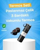 Paslanmaz Çelik Termos Seti | 500 ml Kapasite, 6-12 Saat Isı Koruma, Hediye Kutulu thumbnail 1