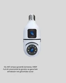 Ampul Tipi WiFi Kamera 2MP Lensli Full HD Görüntü ve Akıllı Hareket Algılama thumbnail 4