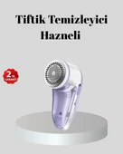 Şarjlı Tiftik Temizleyici – Çıkarılabilir Hazneli, Anti-Statik Fırçalı, USB Şarjlı thumbnail 1