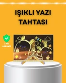Masaüstü ve Duvara Monte Edilebilir LED Işıklı Yazı Panosu thumbnail 1