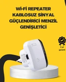 Wireless-N WiFi Repeater 300 Mbps Sinyal Güçlendirici thumbnail 1